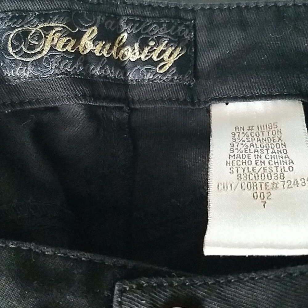 Black Capri Shorts by Fabulosity - Picture 10 of 10